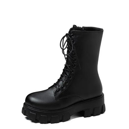 Funki Findz | Boots | Women's Platform Chunky Heel Ankle Boot