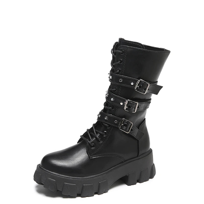 Funki Findz | Boots | Women's Gothic Platform Combat Boots
