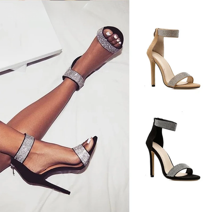 Funki Findz | Shoes | Women's Designer Bling Shimmer Sandals