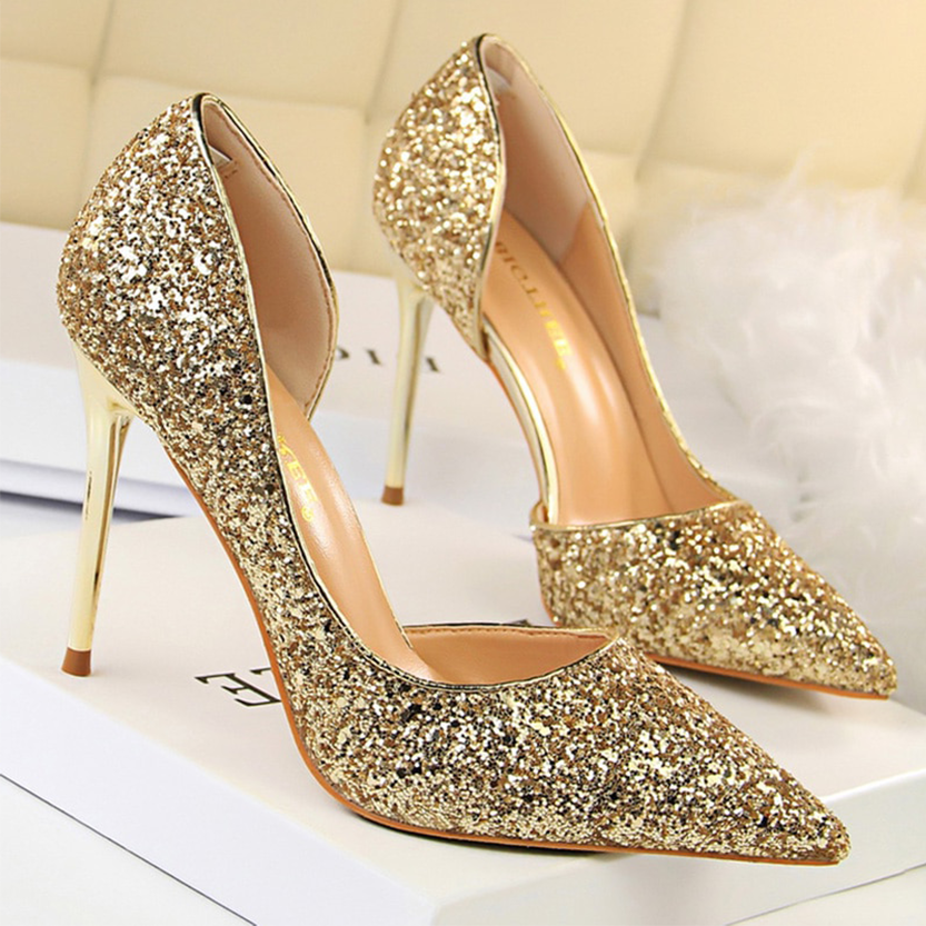 Funki Findz | Shoes | Women's Elegant Glitter Wedding Shoes