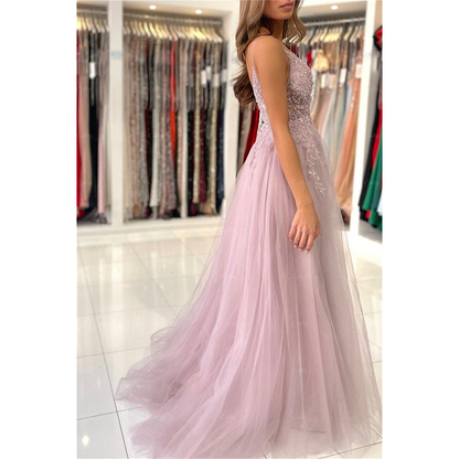 Funki Findz | Dresses | Women's Strappy Full Length Ball Dress