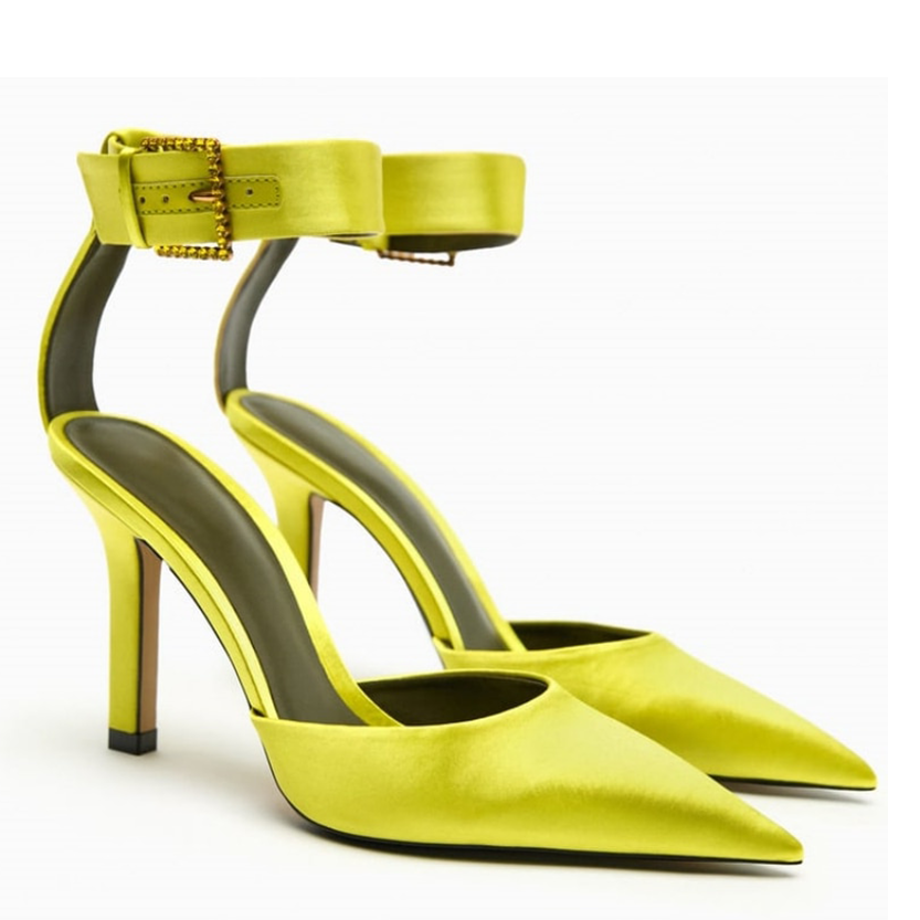 Funki Findz | Shoes | Women's Buckle Strap Pointed Toe Stilettos