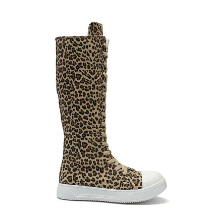 Funki Findz | Boots | Women's Streetwear Lace Up Canvas Boots
