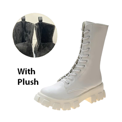Funki Findz | Boots | Women's Lace-up Chunky Combat Boots