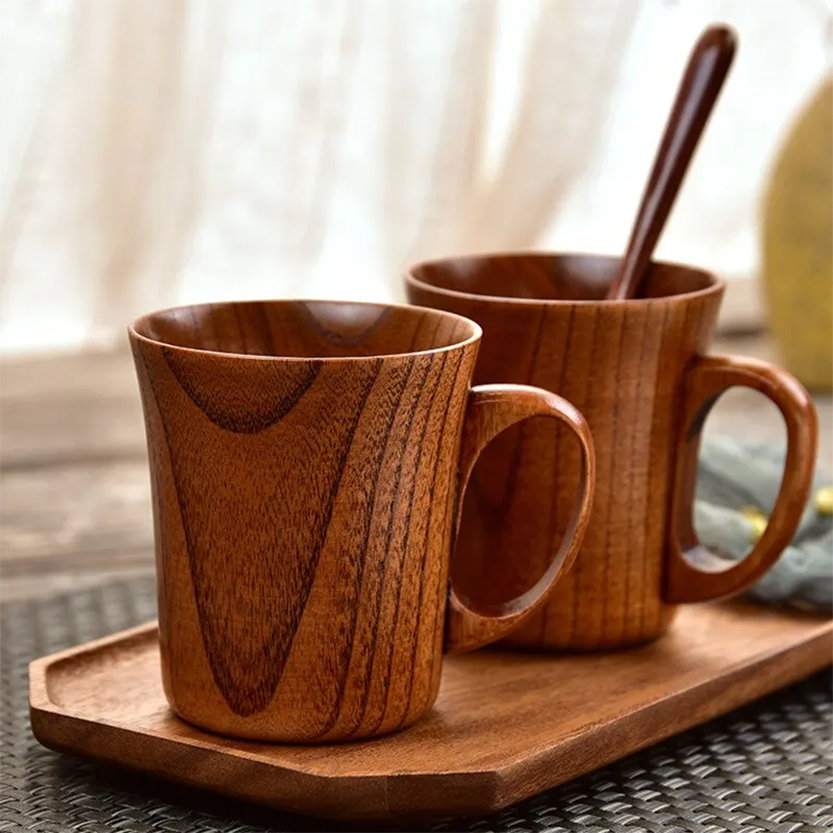 Funki Findz | Mugs | Natural Japanese Jujube Wood Cup Mug