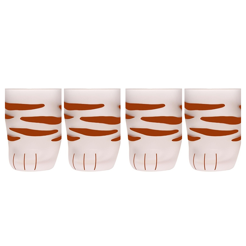 Funki Findz | Glasses | Cute Cat Paw Glass Coffee Cup Sets