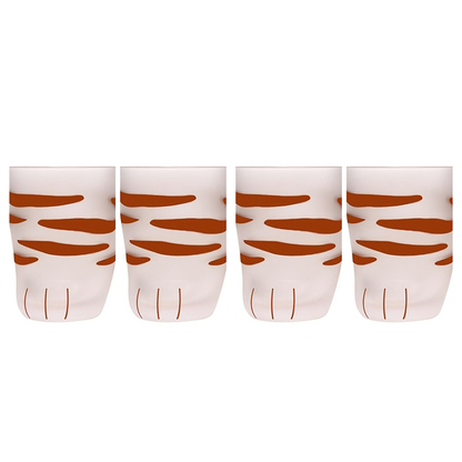 Funki Findz | Glasses | Cute Cat Paw Glass Coffee Cup Sets