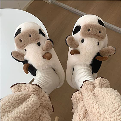 Funki Findz | Shoes | Women's Cute Soft Cow Slipper