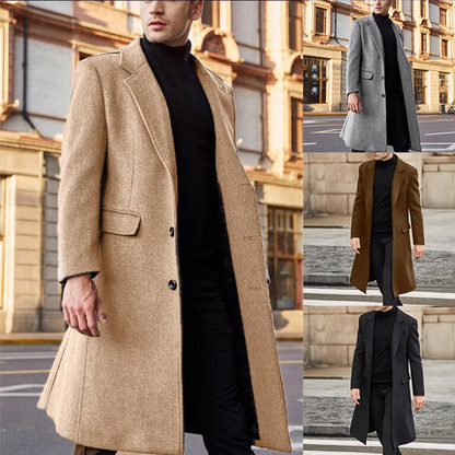 Funki Findz | Jackets | Men's Winter Woolen Topcoat Overcoat
