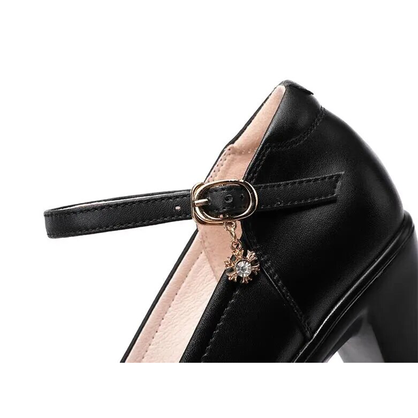 Funki Findz | Shoes | Women's Luxury Leather High Mary Janes