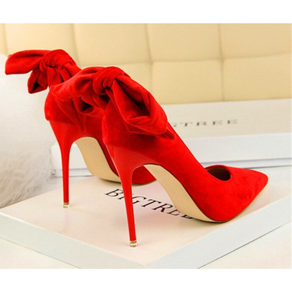 Funki Findz | Shoes | Women's Elegant Bow Tie High Heel Pump