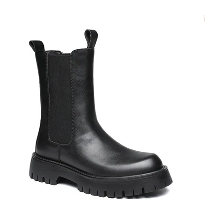 Funki Findz | Boots | Men's Lace Up Mid-Calf Biker Boots