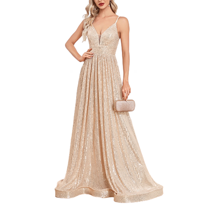 Funki Findz | Dresses | Women's Luxury Strappy Evening Dress