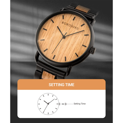 Funki Findz | Watches | Men's Wood Quartz Wristwatch | Gift