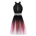 Funki Findz | Dresses | Women's Chiffon Short Cocktail Dress