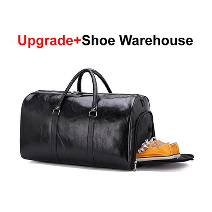 Funki Findz | Bags | Travel Bags | Faux Leather Overnight Bag
