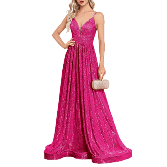 Funki Findz | Dresses | Women's Luxury Strappy Evening Dress