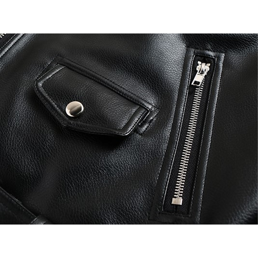 Funki Findz | Jackets | Men's Stylish Faux Leather Biker Jacket