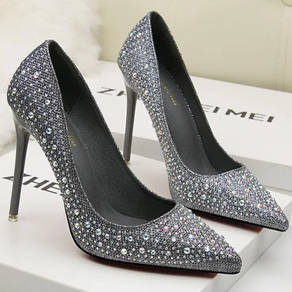 Funki Findz | Shoes | Women's Rhinestone Sparkly Prom Shoes