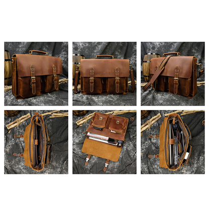 Funki Findz | Bags | Messenger Bags | Men's Leather Laptop Bag