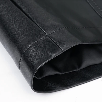 Funki Findz | Jackets | Men's Genuine Leather Long Down Jacket