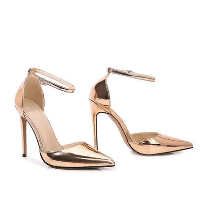 Funki Findz | Shoes | Women's Gold Silver Formal Stiletto Pumps