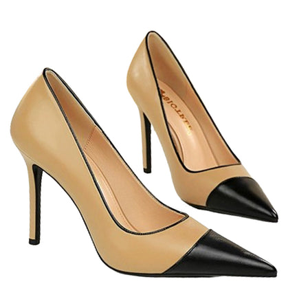 Funki Findz | Shoes | Women's Leather Pointed Toe High Heels