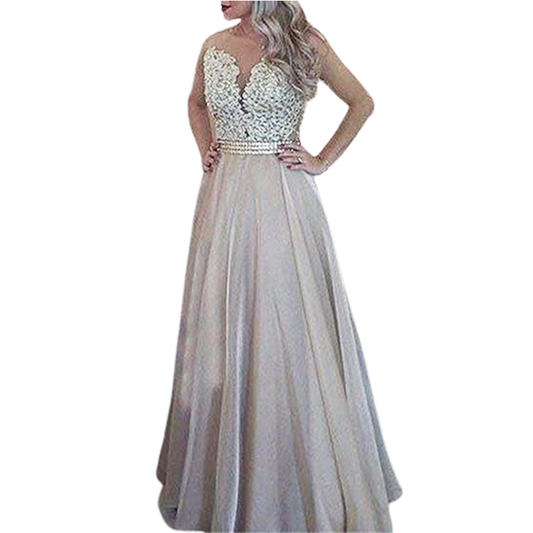 Funki Findz | Dresses | Women's Chiffon Beaded Prom Dress
