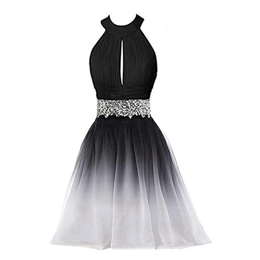 Funki Findz | Dresses | Women's Chiffon Short Cocktail Dress