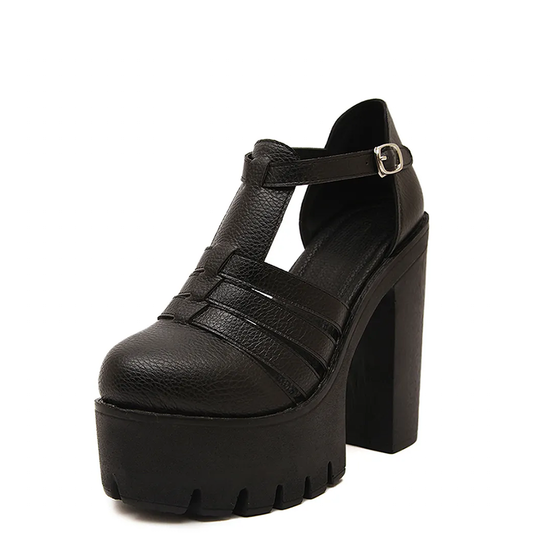 Funki Findz | Shoes | Women's Gothic Punk High Chunky Sandal