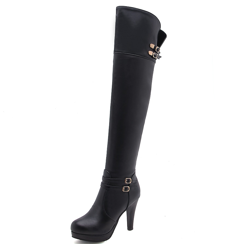 Funki Findz | Boots | Women's Thigh High Platform Stiletto Boots