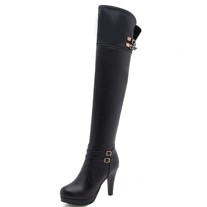Funki Findz | Boots | Women's Thigh High Platform Stiletto Boots