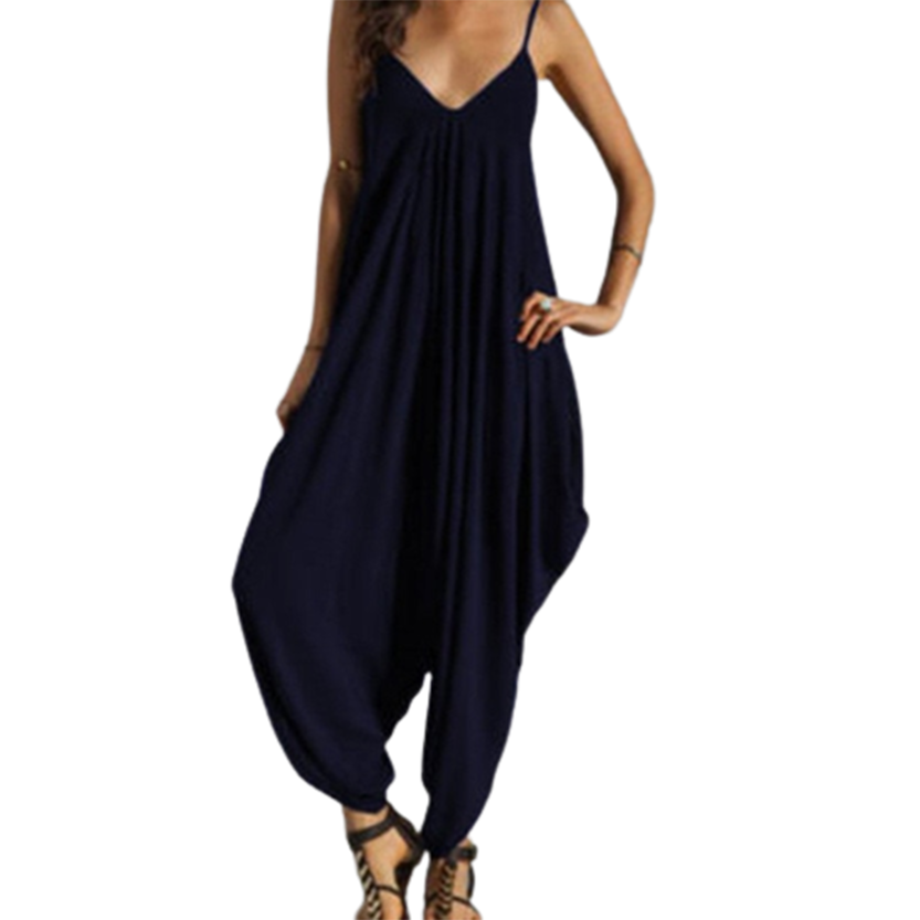 Funki Findz | Pants | Women's Elegant Loose Fit Strappy Romper