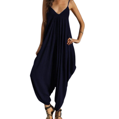 Funki Findz | Pants | Women's Elegant Loose Fit Strappy Romper