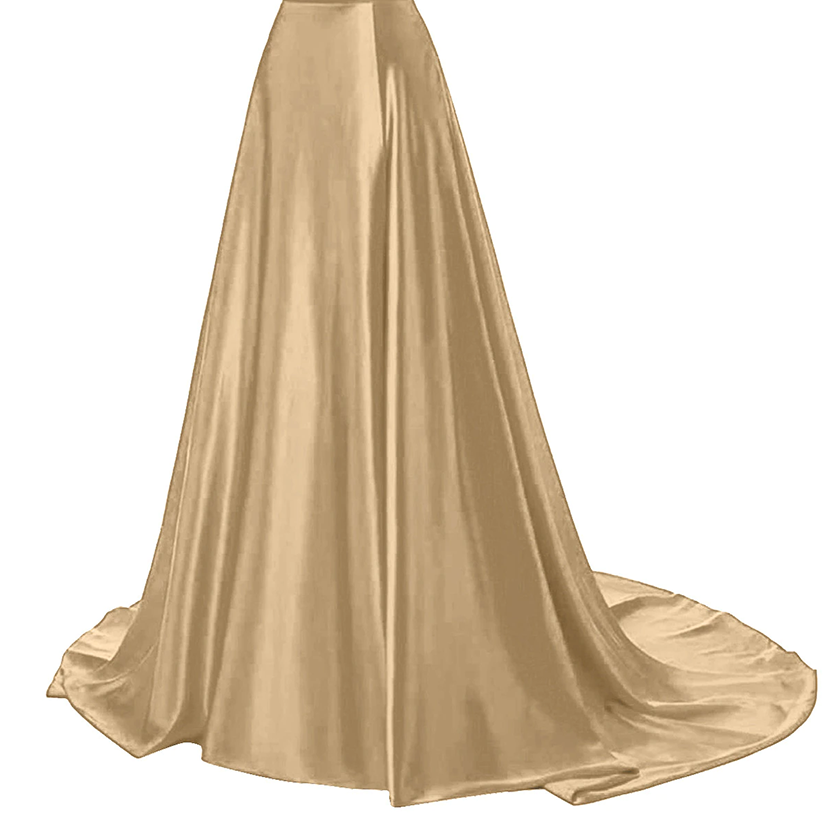 Funki Findz | Dresses | Women's Elegant Long Satin Prom Dress