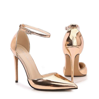 Funki Findz | Shoes | Women's Gold Silver Formal Stiletto Pumps