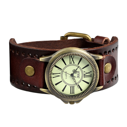 Funki Findz | Watches | Men's Steampunk Goth Style Wide Watch