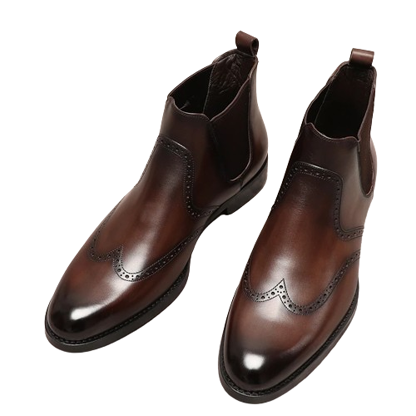 Funki Findz | Boots | Men's Leather Formal Dress Ankle Boots