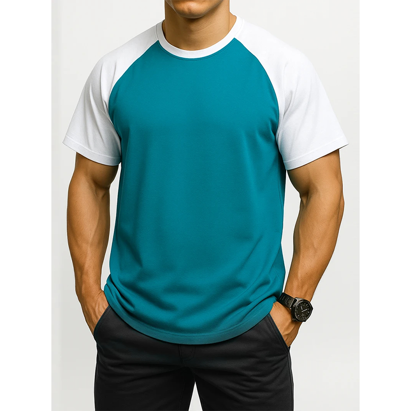Funki Findz | Shirts | Men's Quick Dry Casual Two Toned T-Shirt