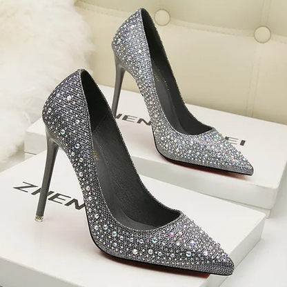Funki Findz | Shoes | Women's Rhinestone Sparkly Prom Shoes
