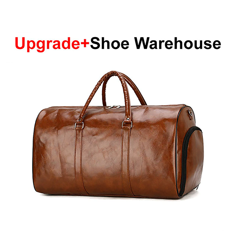 Funki Findz | Bags | Travel Bags | Faux Leather Overnight Bag