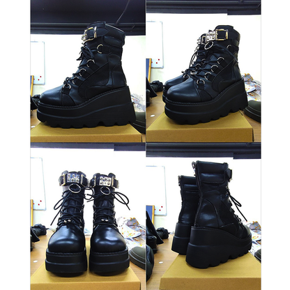 Funki Findz | Boots | Women's New Gothic Style Platform Boots