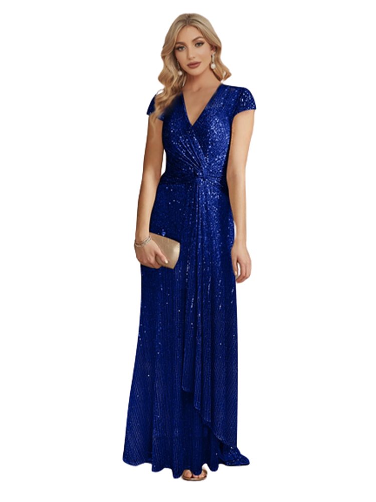 Funki Findz | Dresses | Women's Elegant Long Sequin Dress