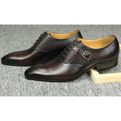 Funki Findz | Shoes | Men's Luxury Leather Brogue Dress Shoe