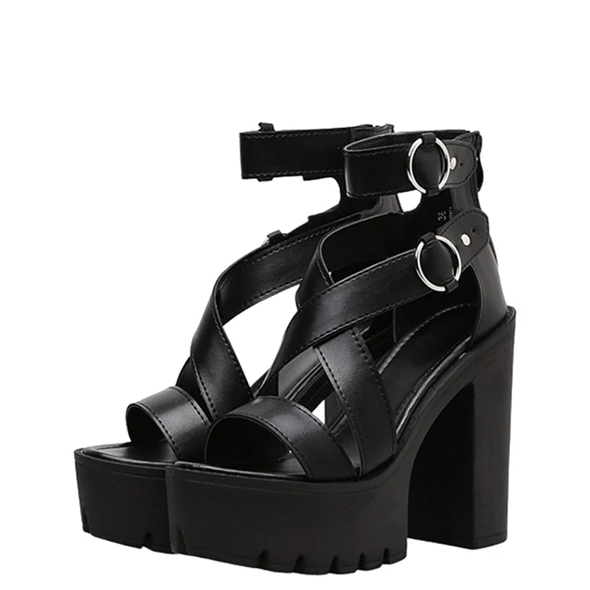 Funki Findz | Shoes | Women's High Gothic Platform Sandals