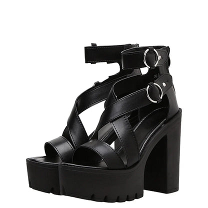 Funki Findz | Shoes | Women's High Gothic Platform Sandals