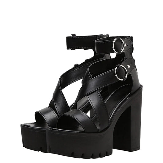 Funki Findz | Shoes | Women's High Gothic Platform Sandals