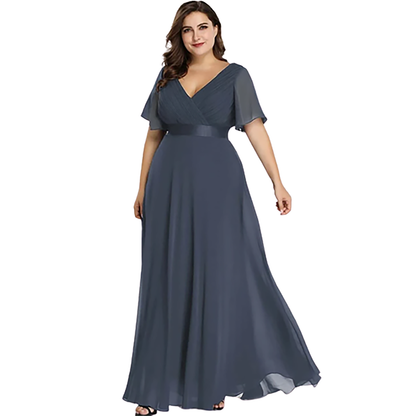 Funki Findz | Dresses | Women's Elegant Chiffon Evening Dress