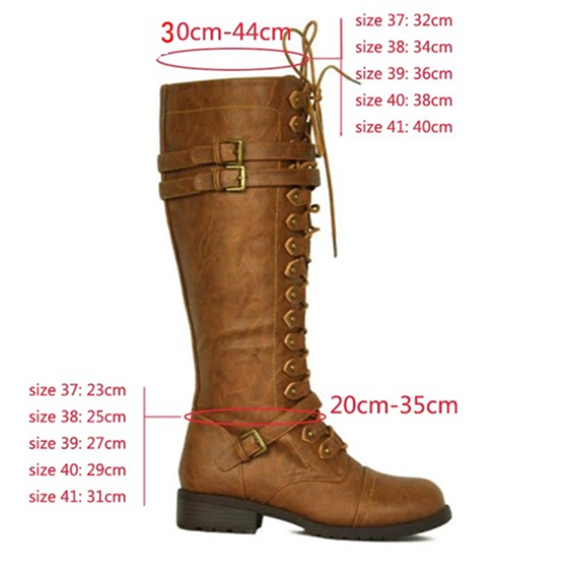 Funki Findz | Boots | Women's Knee High Steampunk Flat Boots