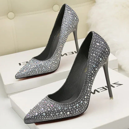 Funki Findz | Shoes | Women's Rhinestone Sparkly Prom Shoes